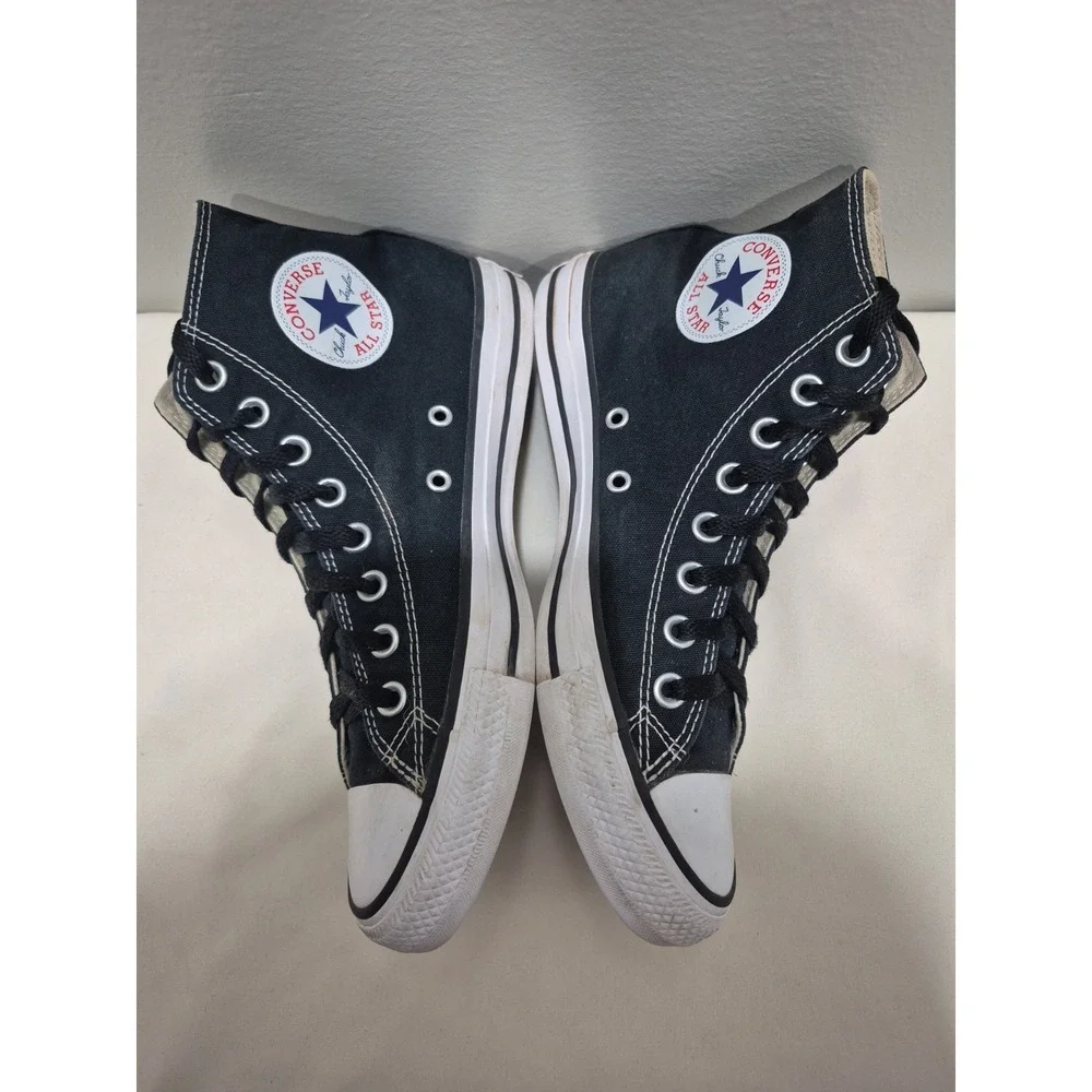 Converse Chuck Taylor All Star High Unisex M6.5/W8.5 Black Canvas Sneaker M9160 - Picture 3 of 8
